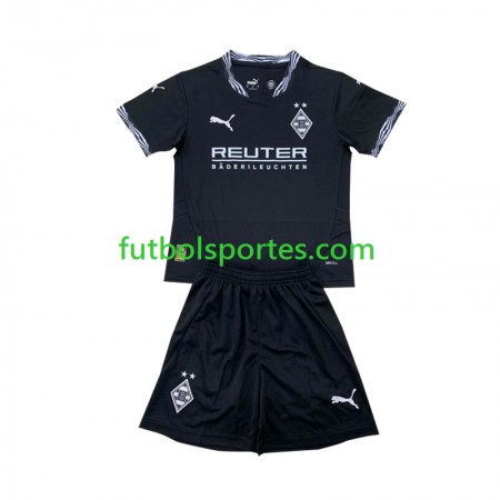Camiseta Borussia Monchengladbach Niño Segunda Equipación 2024/2025